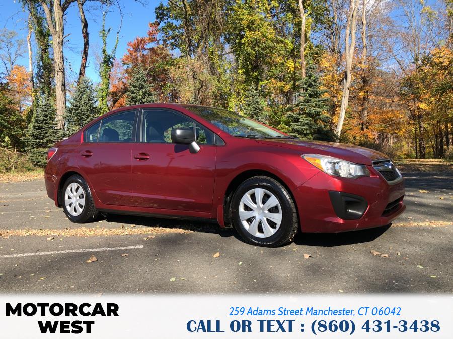 2012 Subaru Impreza Sedan 4dr Auto 2.0i, available for sale in Manchester, Connecticut | Motorcar West. Manchester, Connecticut 2012 Subaru Impreza Sedan 4dr Auto 2.0i, available for sale in Manchester, Connecticut | Motorcar West. Manchester, Connecticut