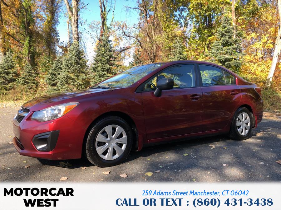 2012 Subaru Impreza Sedan 4dr Auto 2.0i, available for sale in Manchester, Connecticut | Motorcar West. Manchester, Connecticut 2012 Subaru Impreza Sedan 4dr Auto 2.0i, available for sale in Manchester, Connecticut | Motorcar West. Manchester, Connecticut