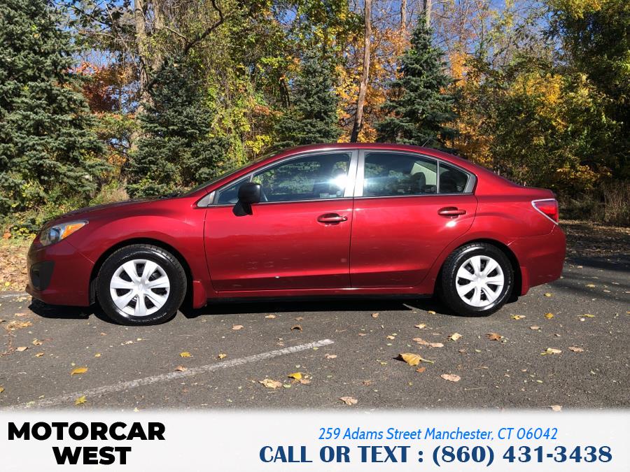 2012 Subaru Impreza Sedan 4dr Auto 2.0i, available for sale in Manchester, Connecticut | Motorcar West. Manchester, Connecticut 2012 Subaru Impreza Sedan 4dr Auto 2.0i, available for sale in Manchester, Connecticut | Motorcar West. Manchester, Connecticut