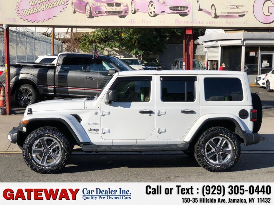 Used Jeep Wrangler Unlimited Sahara 4x4 2020 | Gateway Car Dealer Inc. Jamaica, New York Used Jeep Wrangler Unlimited Sahara 4x4 2020 | Gateway Car Dealer Inc. Jamaica, New York