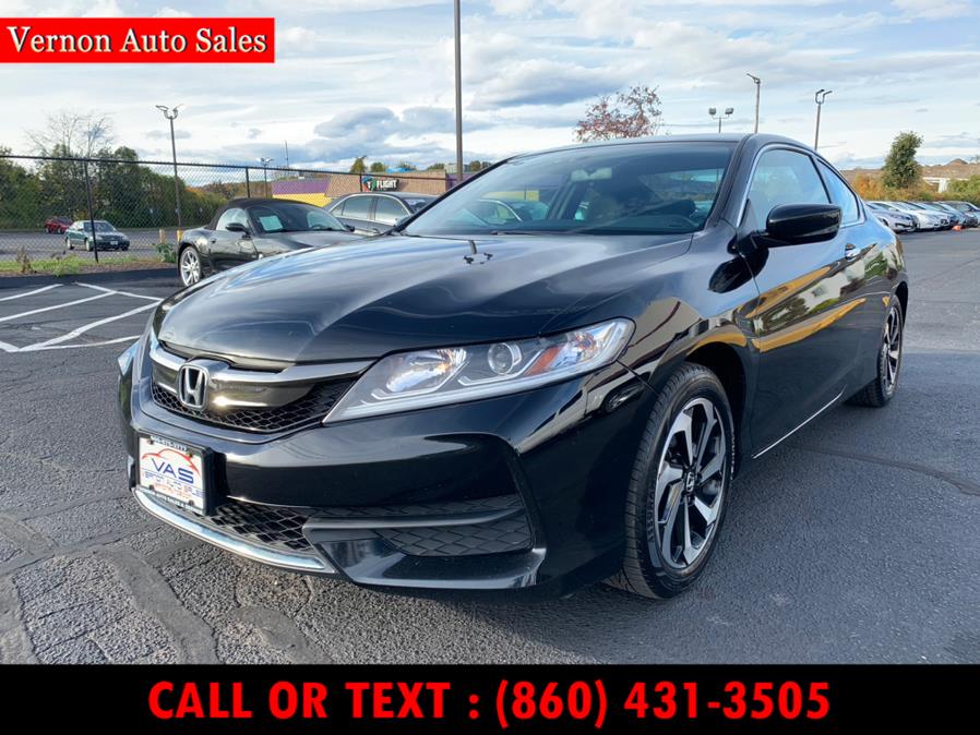 2016 Honda Accord Coupe 2dr I4 CVT LX-S, available for sale in Manchester, Connecticut | Vernon Auto Sale & Service. Manchester, Connecticut