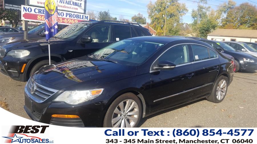 2011 Volkswagen CC 4dr Sdn DSG Sport PZEV, available for sale in Manchester, Connecticut | Best Auto Sales LLC. Manchester, Connecticut