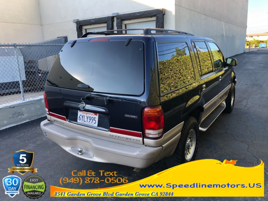 Used Mercury Mountaineer 4dr 112" WB 2000 | Speedline Motors. Garden Grove, California Used Mercury Mountaineer 4dr 112" WB 2000 | Speedline Motors. Garden Grove, California