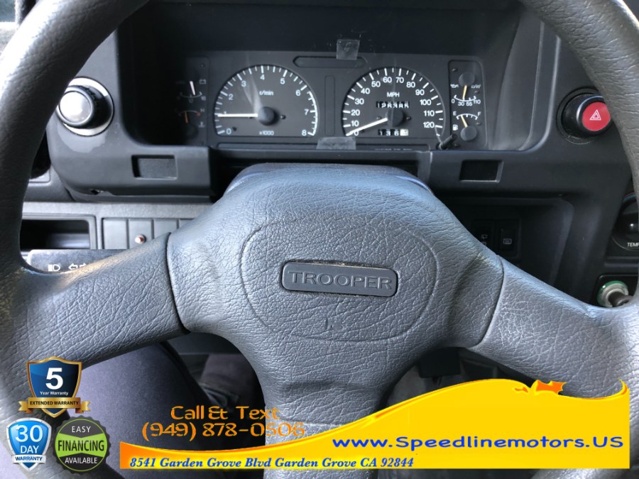 Used Isuzu Trooper 4dr Wagon S Auto 1992 | Speedline Motors. Garden Grove, California Used Isuzu Trooper 4dr Wagon S Auto 1992 | Speedline Motors. Garden Grove, California