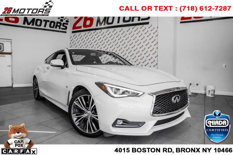 Used INFINITI Q60 3.0t Premium AWD 2017 | 26 Motors Corp. Bronx, New York Used INFINITI Q60 3.0t Premium AWD 2017 | 26 Motors Corp. Bronx, New York