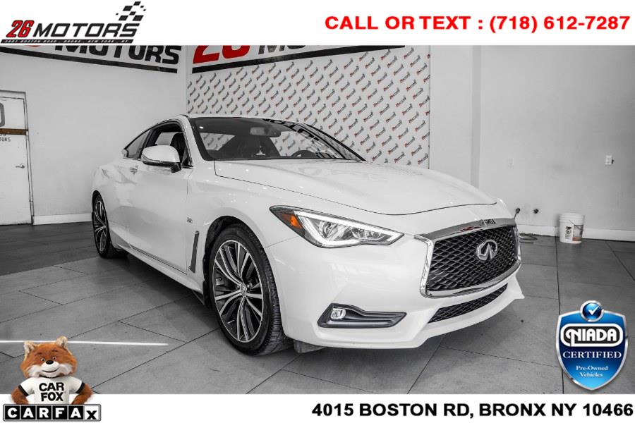 Used INFINITI Q60 3.0t Premium AWD 2017 | 26 Motors Corp. Bronx, New York Used INFINITI Q60 3.0t Premium AWD 2017 | 26 Motors Corp. Bronx, New York