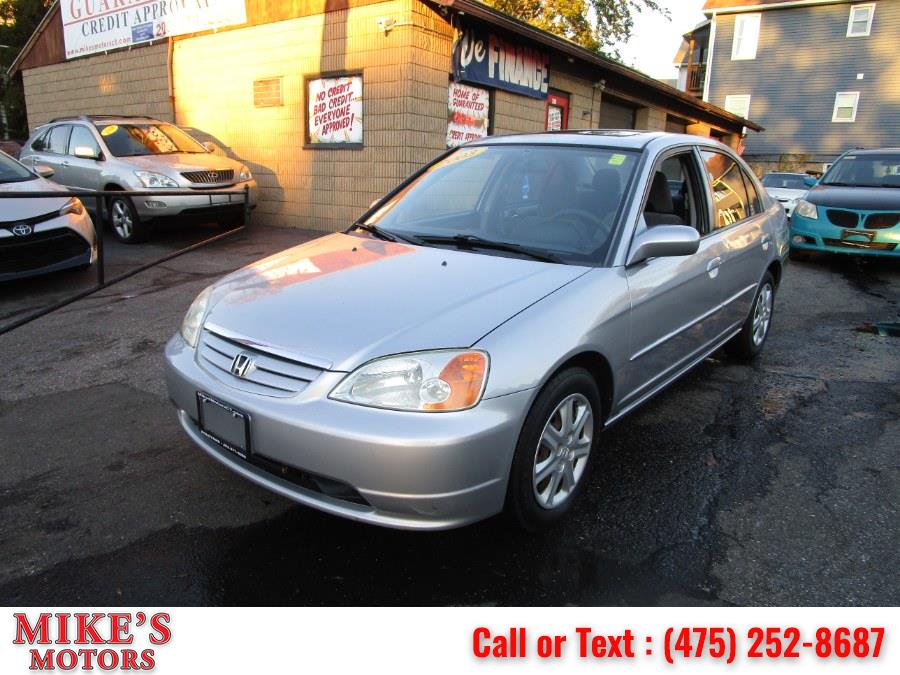 2003 Honda Civic 4dr Sdn EX Auto, available for sale in Stratford, Connecticut | Mike's Motors LLC. Stratford, Connecticut