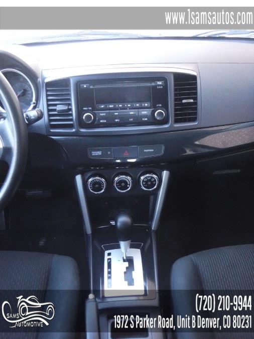 2016 Mitsubishi Lancer 4dr Sdn CVT ES FWD, available for sale in Denver, Colorado | Sam's Automotive. Denver, Colorado 2016 Mitsubishi Lancer 4dr Sdn CVT ES FWD, available for sale in Denver, Colorado | Sam's Automotive. Denver, Colorado
