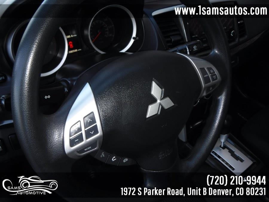 2016 Mitsubishi Lancer 4dr Sdn CVT ES FWD, available for sale in Denver, Colorado | Sam's Automotive. Denver, Colorado 2016 Mitsubishi Lancer 4dr Sdn CVT ES FWD, available for sale in Denver, Colorado | Sam's Automotive. Denver, Colorado