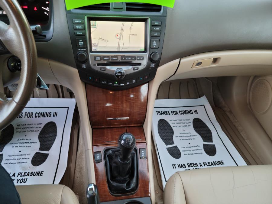 Used Honda Accord Sdn EX-L MT with NAVI 2006 | Cos Central Auto. Meriden, Connecticut Used Honda Accord Sdn EX-L MT with NAVI 2006 | Cos Central Auto. Meriden, Connecticut