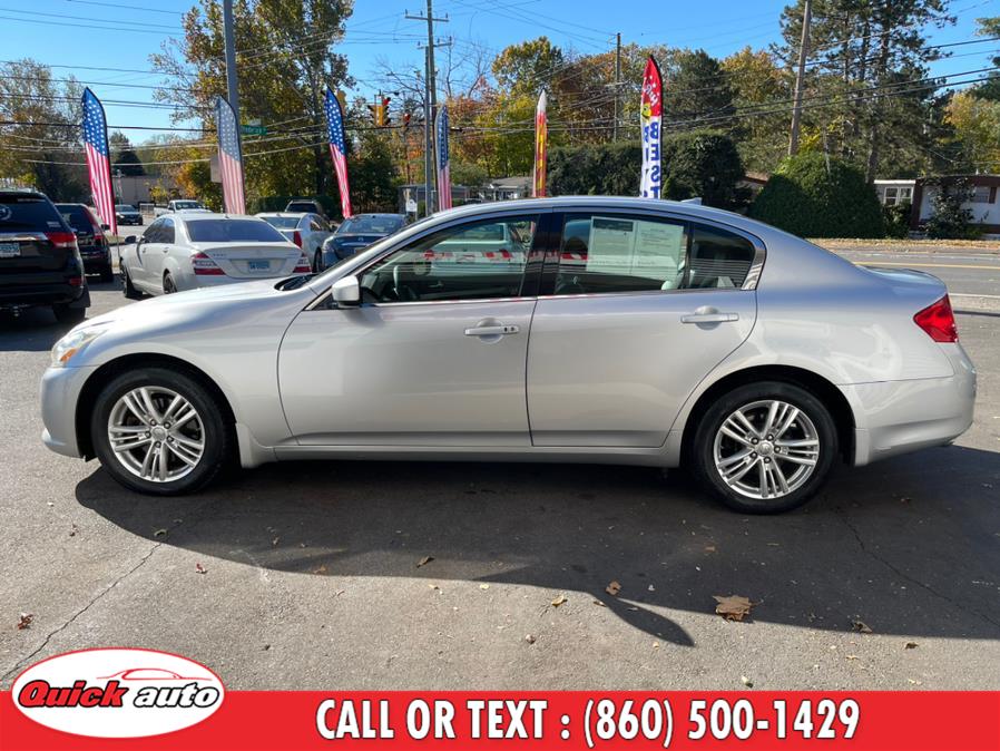 Used Infiniti G25 Sedan 4dr x AWD 2011 | Quick Auto LLC. Bristol, Connecticut Used Infiniti G25 Sedan 4dr x AWD 2011 | Quick Auto LLC. Bristol, Connecticut