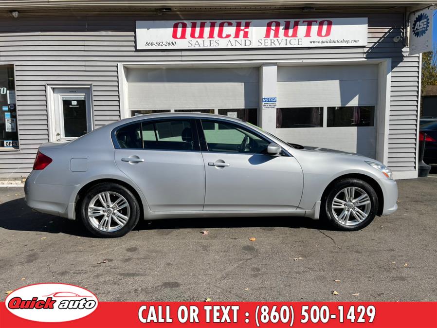 Used Infiniti G25 Sedan 4dr x AWD 2011 | Quick Auto LLC. Bristol, Connecticut Used Infiniti G25 Sedan 4dr x AWD 2011 | Quick Auto LLC. Bristol, Connecticut