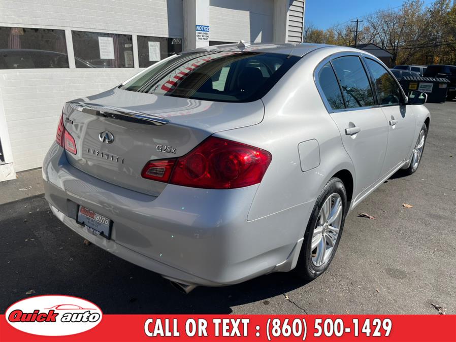 Used Infiniti G25 Sedan 4dr x AWD 2011 | Quick Auto LLC. Bristol, Connecticut Used Infiniti G25 Sedan 4dr x AWD 2011 | Quick Auto LLC. Bristol, Connecticut