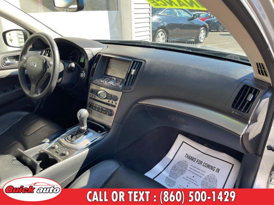 Used Infiniti G25 Sedan 4dr x AWD 2011 | Quick Auto LLC. Bristol, Connecticut Used Infiniti G25 Sedan 4dr x AWD 2011 | Quick Auto LLC. Bristol, Connecticut