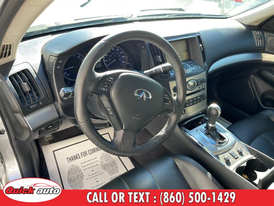 Used Infiniti G25 Sedan 4dr x AWD 2011 | Quick Auto LLC. Bristol, Connecticut Used Infiniti G25 Sedan 4dr x AWD 2011 | Quick Auto LLC. Bristol, Connecticut