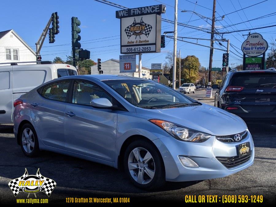 2012 Hyundai Elantra 4dr Sdn Auto GLS, available for sale in Worcester, Massachusetts | Rally Motor Sports. Worcester, Massachusetts