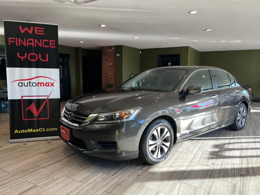 2013 Honda Accord Sdn 4dr I4 CVT LX, available for sale in West Hartford, Connecticut | AutoMax. West Hartford, Connecticut