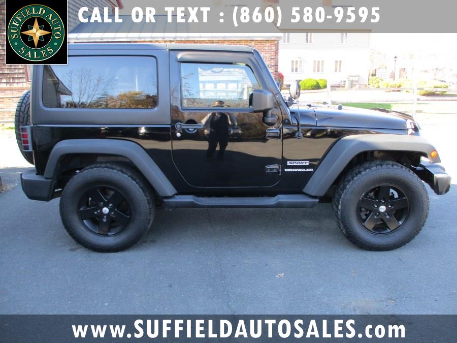 2014 Jeep Wrangler 4WD 2dr Sport, available for sale in Suffield, Connecticut | Suffield Auto LLC. Suffield, Connecticut