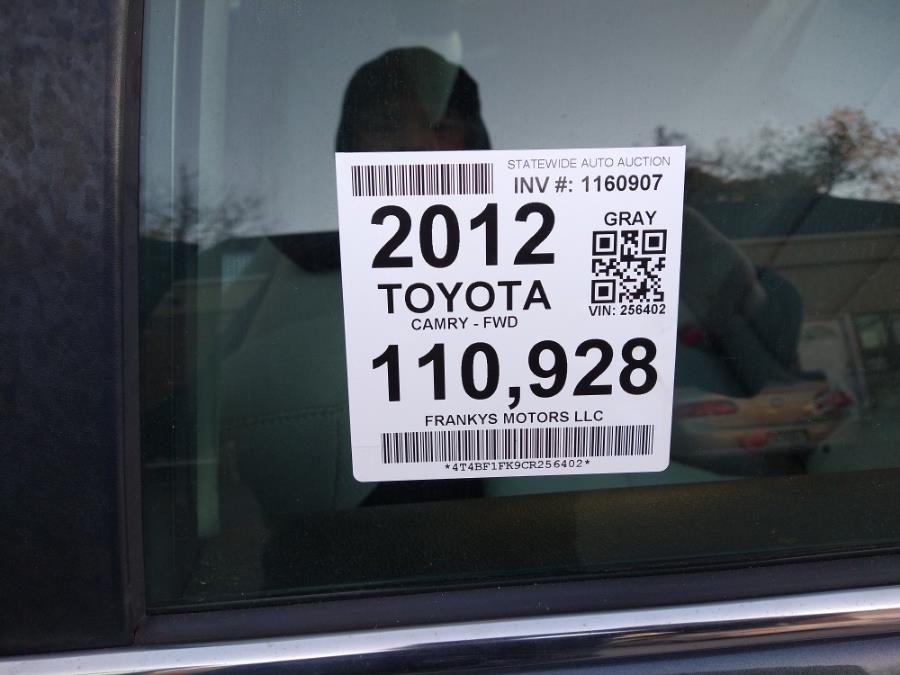 2012 Toyota Camry 4dr Sdn I4 Auto LE, available for sale in Brewster, New York | A & R Service Center Inc. Brewster, New York 2012 Toyota Camry 4dr Sdn I4 Auto LE, available for sale in Brewster, New York | A & R Service Center Inc. Brewster, New York