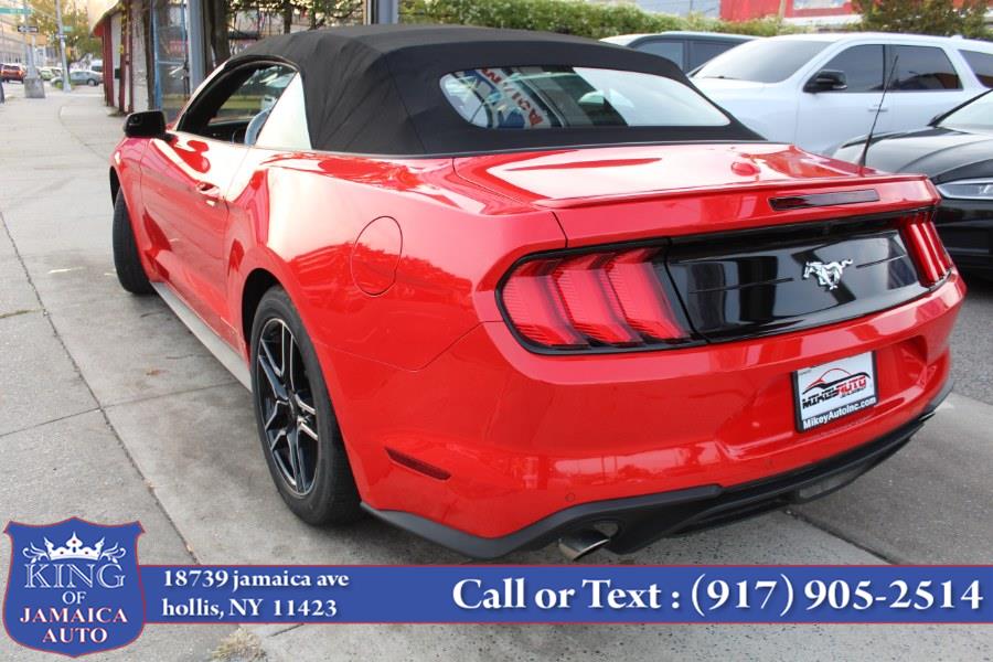 2020 Ford Mustang EcoBoost Premium Convertible, available for sale in Hollis, New York | King of Jamaica Auto Inc. Hollis, New York 2020 Ford Mustang EcoBoost Premium Convertible, available for sale in Hollis, New York | King of Jamaica Auto Inc. Hollis, New York