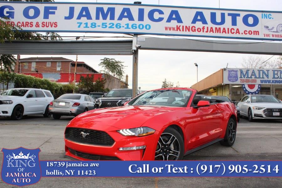 Used Ford Mustang EcoBoost Premium Convertible 2020 | King of Jamaica Auto Inc. Hollis, New York