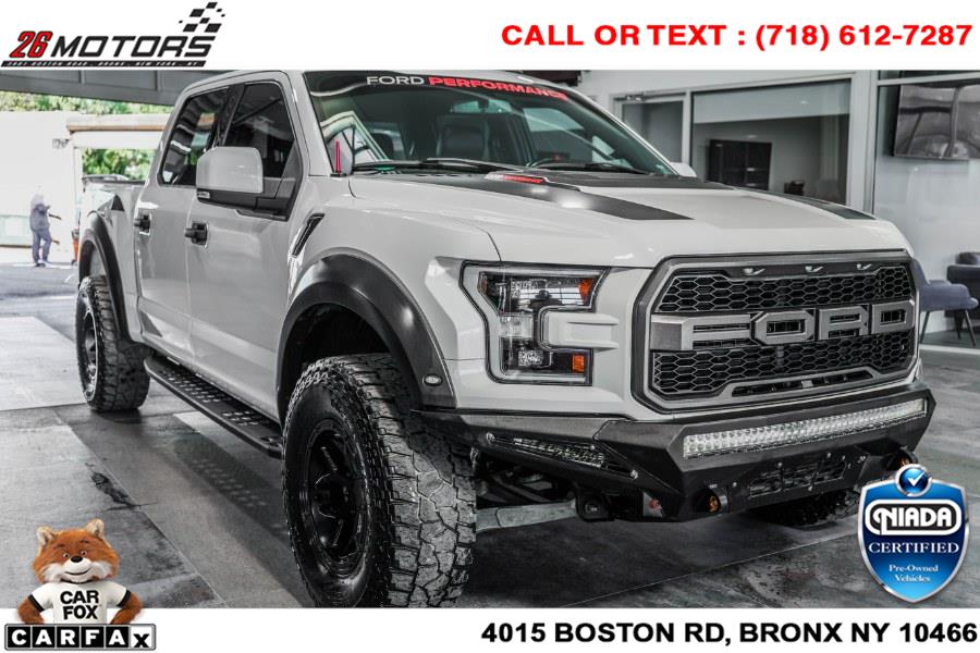 Used Ford F-150 Raptor 4WD SuperCrew 5.5'' Box 2018 | 26 Motors Corp. Bronx, New York Used Ford F-150 Raptor 4WD SuperCrew 5.5'' Box 2018 | 26 Motors Corp. Bronx, New York