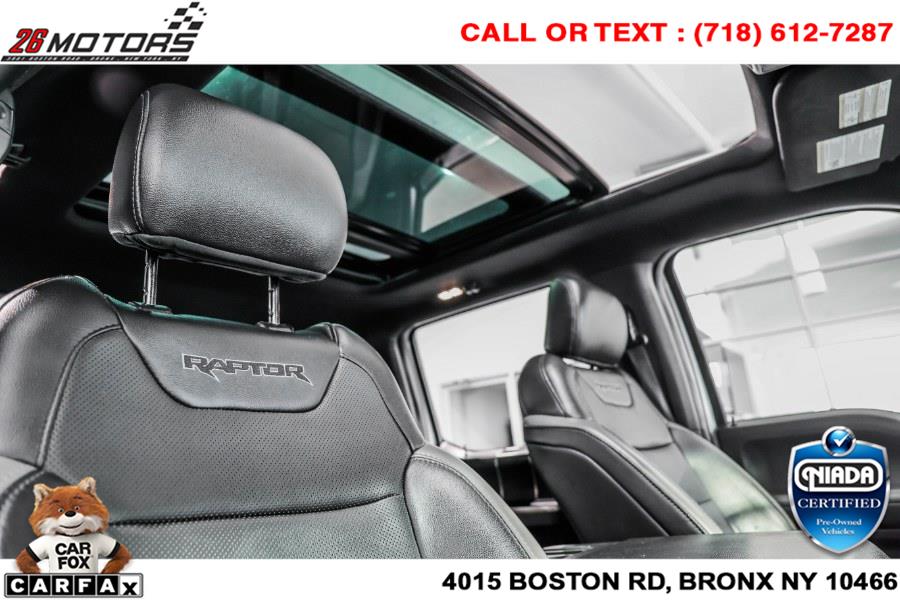 Used Ford F-150 Raptor 4WD SuperCrew 5.5'' Box 2018 | 26 Motors Corp. Bronx, New York Used Ford F-150 Raptor 4WD SuperCrew 5.5'' Box 2018 | 26 Motors Corp. Bronx, New York