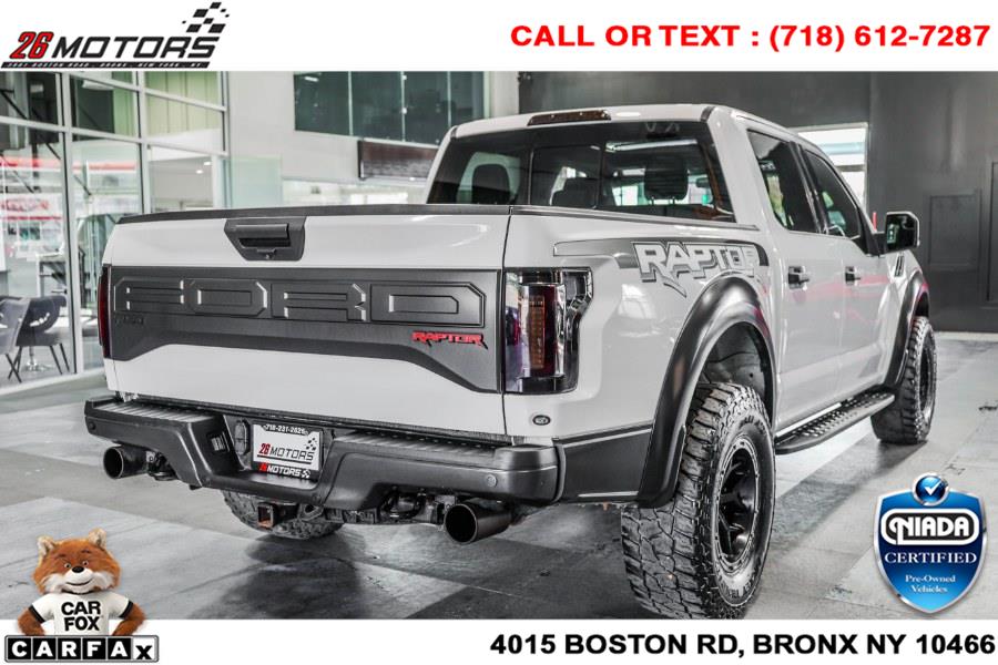 Used Ford F-150 Raptor 4WD SuperCrew 5.5'' Box 2018 | 26 Motors Corp. Bronx, New York Used Ford F-150 Raptor 4WD SuperCrew 5.5'' Box 2018 | 26 Motors Corp. Bronx, New York