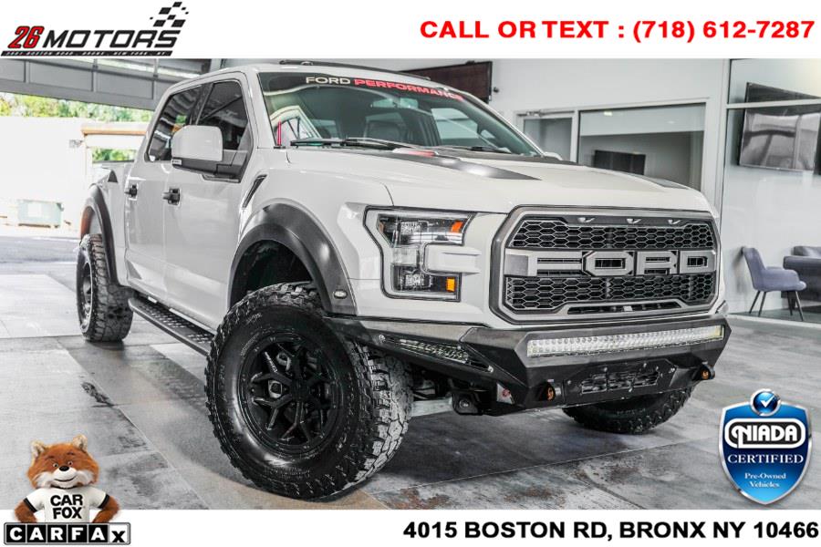 Used Ford F-150 Raptor 4WD SuperCrew 5.5'' Box 2018 | 26 Motors Corp. Bronx, New York Used Ford F-150 Raptor 4WD SuperCrew 5.5'' Box 2018 | 26 Motors Corp. Bronx, New York