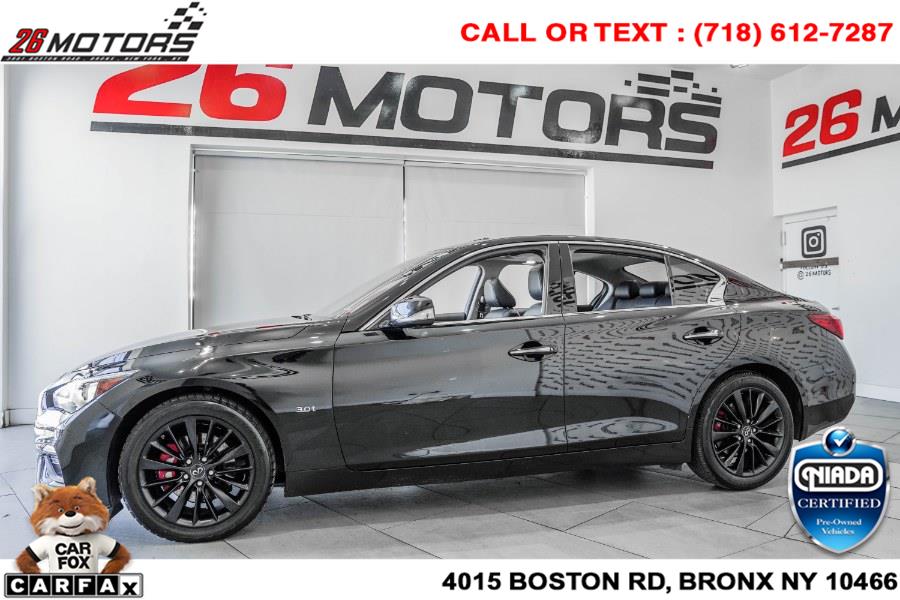 Used INFINITI Q50 3.0t LUXE AWD 2018 | 26 Motors Corp. Bronx, New York Used INFINITI Q50 3.0t LUXE AWD 2018 | 26 Motors Corp. Bronx, New York