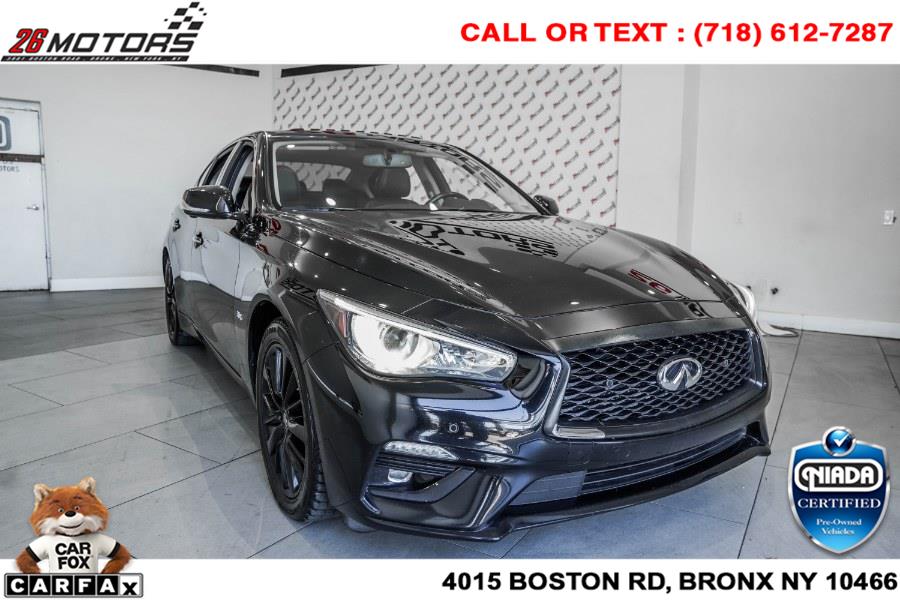 Used INFINITI Q50 3.0t LUXE AWD 2018 | 26 Motors Corp. Bronx, New York Used INFINITI Q50 3.0t LUXE AWD 2018 | 26 Motors Corp. Bronx, New York