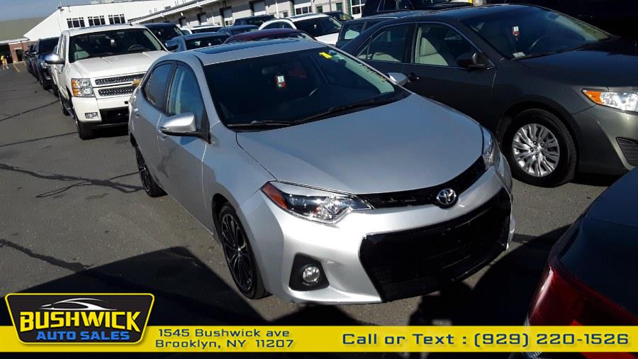 2014 Toyota Corolla 4dr Sdn CVT S Plus (Natl), available for sale in Brooklyn, New York | Bushwick Auto Sales LLC. Brooklyn, New York 2014 Toyota Corolla 4dr Sdn CVT S Plus (Natl), available for sale in Brooklyn, New York | Bushwick Auto Sales LLC. Brooklyn, New York