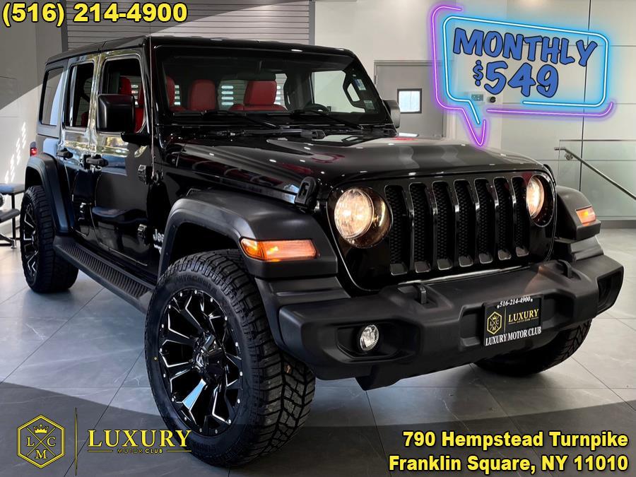 2018 Jeep Wrangler Unlimited Sport S 4x4, available for sale in Franklin Square, New York | Luxury Motor Club. Franklin Square, New York