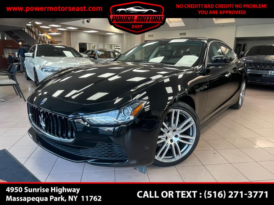 2015 Maserati Ghibli 4dr Sdn S Q4, available for sale in Massapequa Park, New York | Power Motors East. Massapequa Park, New York