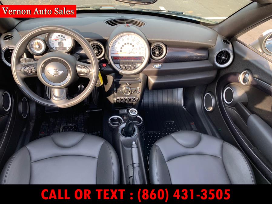 2013 MINI Cooper Roadster 2dr S, available for sale in Manchester, Connecticut | Vernon Auto Sale & Service. Manchester, Connecticut 2013 MINI Cooper Roadster 2dr S, available for sale in Manchester, Connecticut | Vernon Auto Sale & Service. Manchester, Connecticut