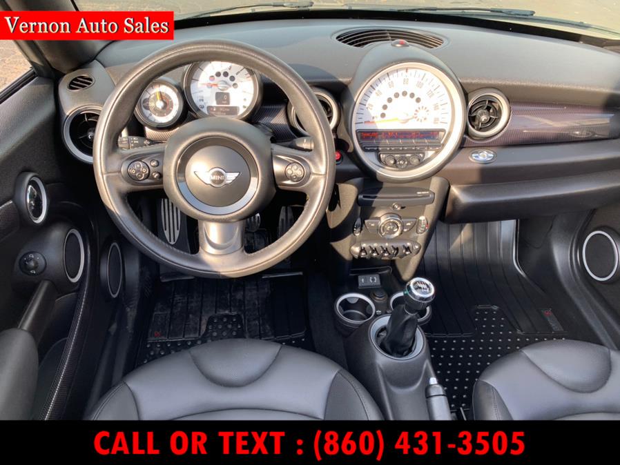 2013 MINI Cooper Roadster 2dr S, available for sale in Manchester, Connecticut | Vernon Auto Sale & Service. Manchester, Connecticut 2013 MINI Cooper Roadster 2dr S, available for sale in Manchester, Connecticut | Vernon Auto Sale & Service. Manchester, Connecticut