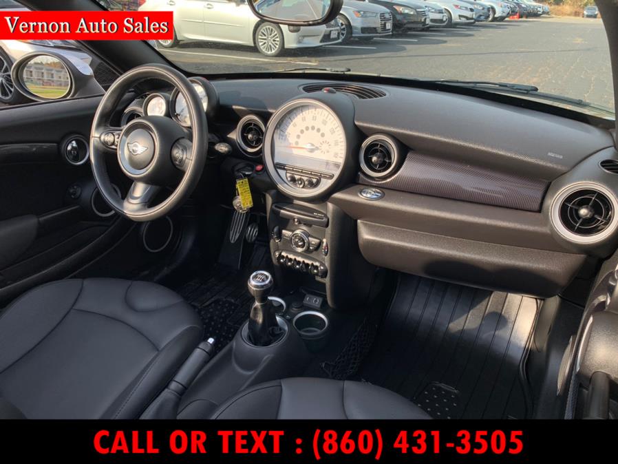 2013 MINI Cooper Roadster 2dr S, available for sale in Manchester, Connecticut | Vernon Auto Sale & Service. Manchester, Connecticut 2013 MINI Cooper Roadster 2dr S, available for sale in Manchester, Connecticut | Vernon Auto Sale & Service. Manchester, Connecticut