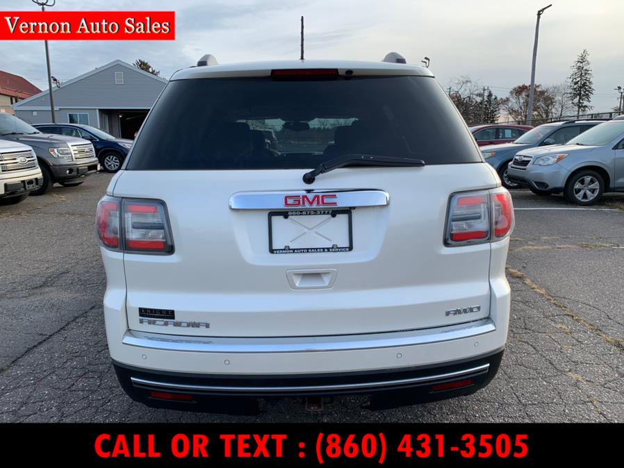 2015 GMC Acadia AWD 4dr SLE w/SLE-2, available for sale in Manchester, Connecticut | Vernon Auto Sale & Service. Manchester, Connecticut 2015 GMC Acadia AWD 4dr SLE w/SLE-2, available for sale in Manchester, Connecticut | Vernon Auto Sale & Service. Manchester, Connecticut