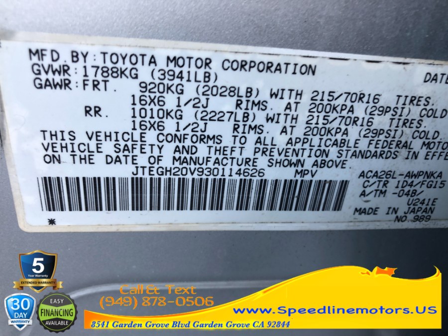 Used Toyota RAV4 4dr Auto (SE) 2003 | Speedline Motors. Garden Grove, California Used Toyota RAV4 4dr Auto (SE) 2003 | Speedline Motors. Garden Grove, California