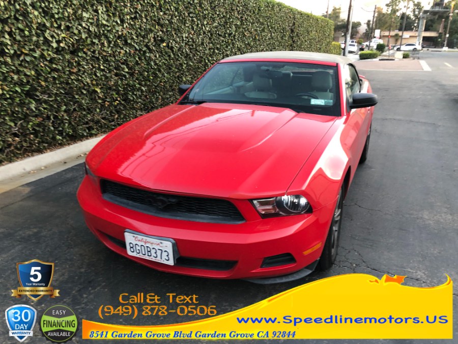 2010 Ford Mustang 2dr Conv Premium, available for sale in Garden Grove, California | Speedline Motors. Garden Grove, California