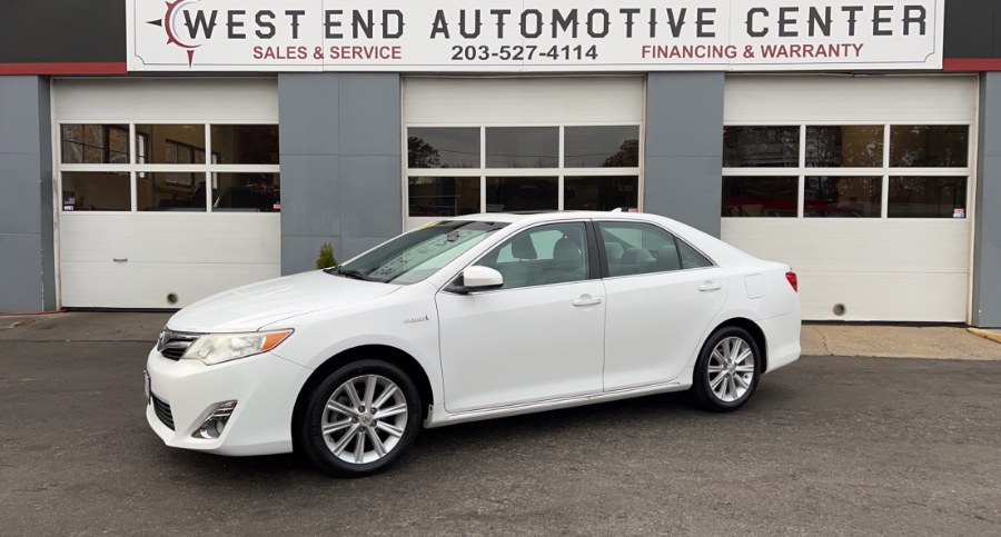 2012 Toyota Camry Hybrid 4dr Sdn XLE, available for sale in Waterbury, Connecticut | West End Automotive Center. Waterbury, Connecticut 2012 Toyota Camry Hybrid 4dr Sdn XLE, available for sale in Waterbury, Connecticut | West End Automotive Center. Waterbury, Connecticut