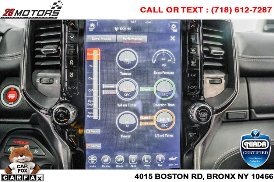 Used Ram 1500 TRX 4x4 Crew Cab 5''7" Box 2021 | 26 Motors Corp. Bronx, New York Used Ram 1500 TRX 4x4 Crew Cab 5''7" Box 2021 | 26 Motors Corp. Bronx, New York