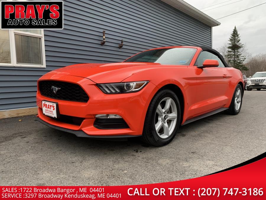 2016 Ford Mustang 2dr Conv V6, available for sale in Bangor , Maine | Pray's Auto Sales . Bangor , Maine