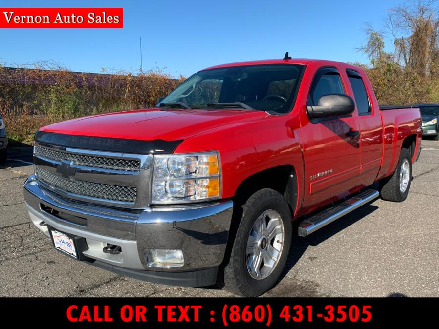 2012 Chevrolet Silverado 1500 4WD Ext Cab 143.5" LT, available for sale in Manchester, Connecticut | Vernon Auto Sale & Service. Manchester, Connecticut