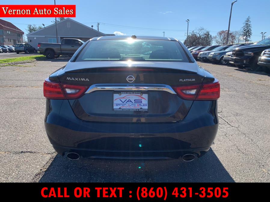 Used Nissan Maxima 4dr Sdn 3.5 S Platinum 2016 | Vernon Auto Sale & Service. Manchester, Connecticut Used Nissan Maxima 4dr Sdn 3.5 S Platinum 2016 | Vernon Auto Sale & Service. Manchester, Connecticut