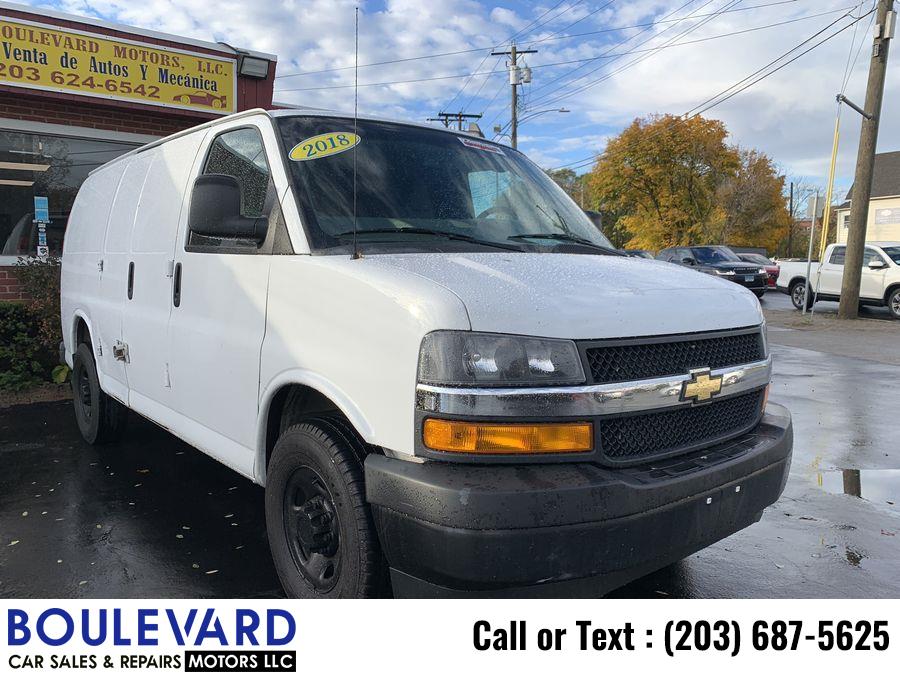 2018 Chevrolet Express 2500 Cargo Van 3D, available for sale in New Haven, Connecticut | Boulevard Motors LLC. New Haven, Connecticut