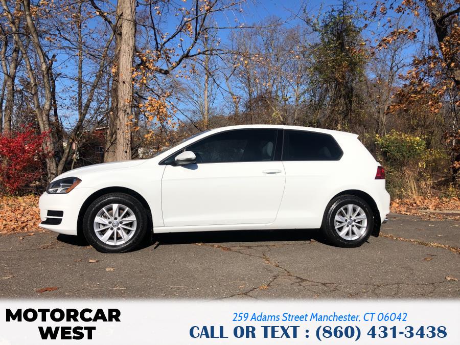 2015 Volkswagen Golf 2dr HB Man TSI S, available for sale in Manchester, Connecticut | Motorcar West. Manchester, Connecticut