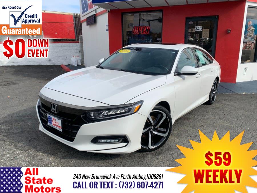 2018 Honda Accord Sedan Sport 2.0T Auto, available for sale in Perth Amboy, New Jersey | All State Motor Inc. Perth Amboy, New Jersey