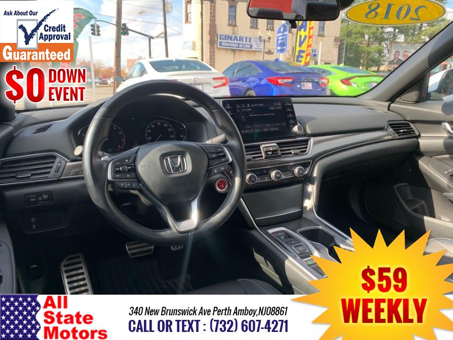 2018 Honda Accord Sedan Sport 2.0T Auto, available for sale in Perth Amboy, New Jersey | All State Motor Inc. Perth Amboy, New Jersey 2018 Honda Accord Sedan Sport 2.0T Auto, available for sale in Perth Amboy, New Jersey | All State Motor Inc. Perth Amboy, New Jersey
