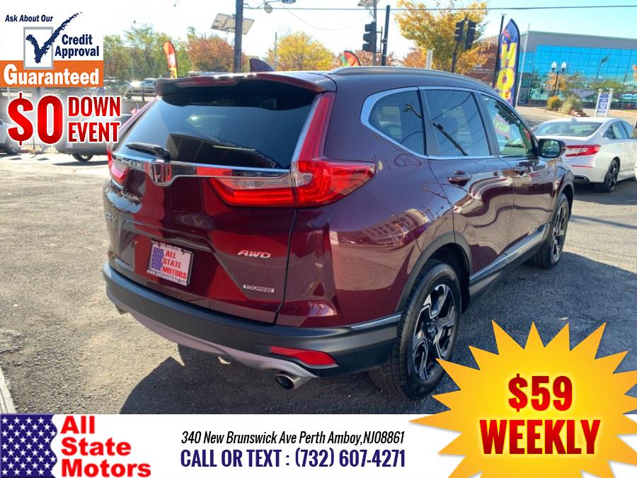 2017 Honda CR-V Touring AWD, available for sale in Perth Amboy, New Jersey | All State Motor Inc. Perth Amboy, New Jersey 2017 Honda CR-V Touring AWD, available for sale in Perth Amboy, New Jersey | All State Motor Inc. Perth Amboy, New Jersey